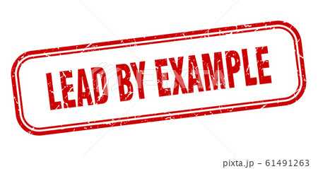 lead by example stamp. lead by example square 61491263