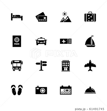 Travel - Flat Vector Icons Travel - Flat Vector Icons 61491745