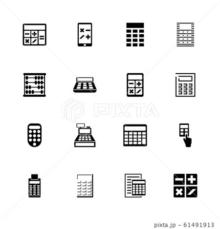 Calculation - Flat Vector Icons 61491913