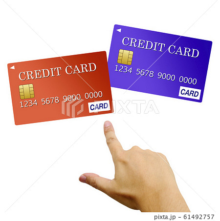 クレジットカードと男性の手 クレジットカードと男性の手 61492757
