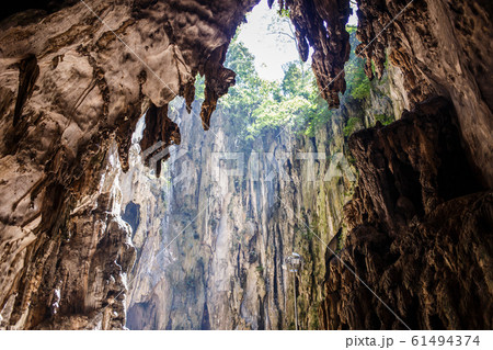 Batu Cave on mountain 61494374