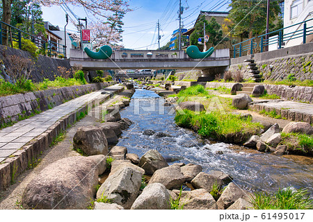 春の玉造温泉 まがたま橋 春の玉造温泉 まがたま橋 61495017