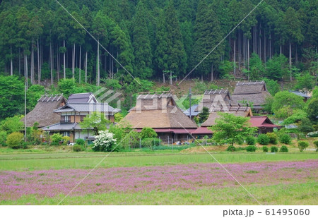 美山かやぶきの里の風景 61495060