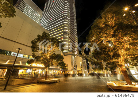 横浜みなとみらいのイルミネーション 横浜みなとみらいのイルミネーション 61496479