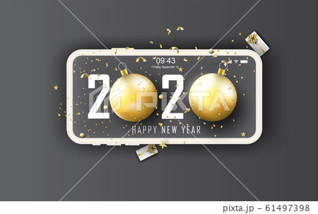 Christmas and New Year horizontal Christmas and New Year horizontal 61497398