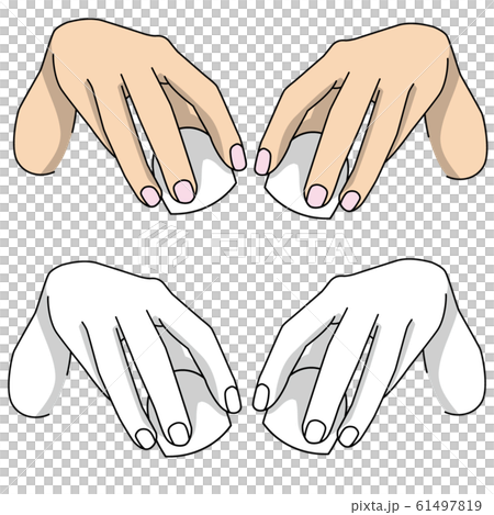 Hand Breaking Egg Stock Illustration