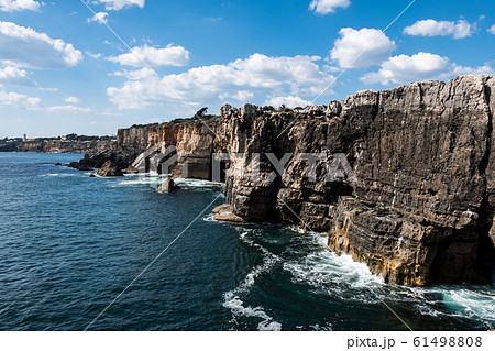Beautiful aerial vibrant view of Boca Do Inferno, Beautiful aerial vibrant view of Boca Do Inferno, 61498808
