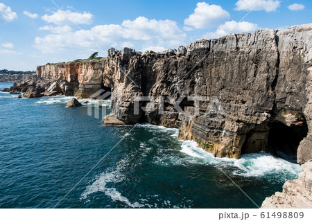 Beautiful aerial vibrant view of Boca Do Inferno, 61498809