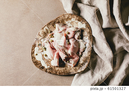 Vitello tonnato sliced veal 61501327