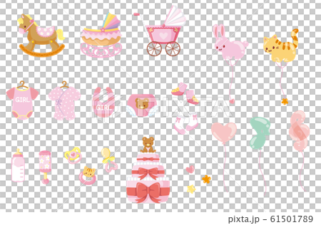 Baby Icon Set (GIRL) 61501789