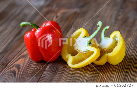 Fresh colorful bell peppers Fresh colorful bell peppers 61502727