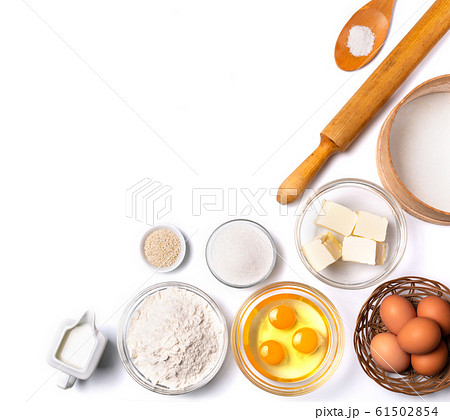 Baking background On  table. 61502854