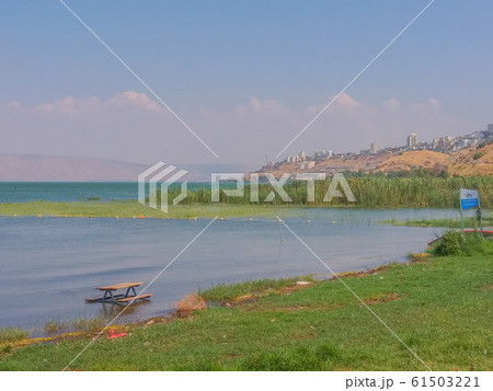 Recreational area on the Sea of Galilee. Near Tiberias in northern Israel   61503221