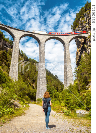Landwasser Viaduct in summer, Filisur, 61506111