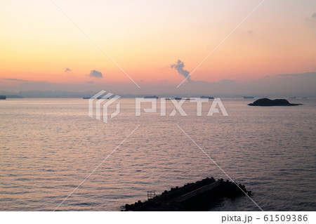 富津岬と第一海堡 61509386