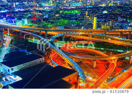 東大阪を見下ろした夜景 61510879
