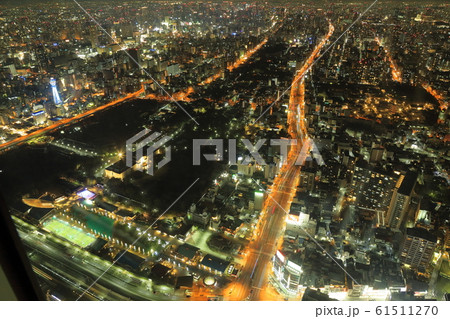 あべのハルカスの夜景 あべのハルカスの夜景 61511270