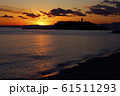 江ノ島の夕暮れ 61511293