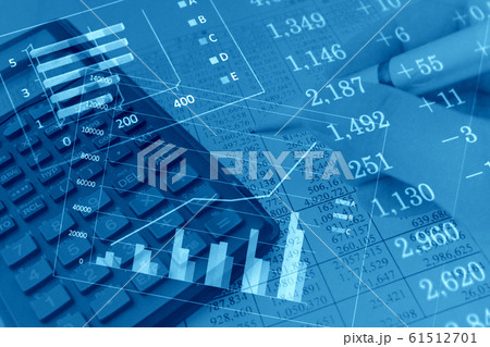 ビジネスイメージ ファイナンシャルグラフ ビジネスイメージ ファイナンシャルグラフ 61512701