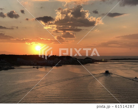 三浦半島の夕暮れ 61514287