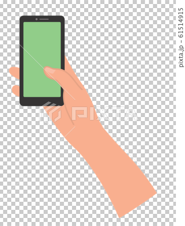 スマホを持つ手 61514915