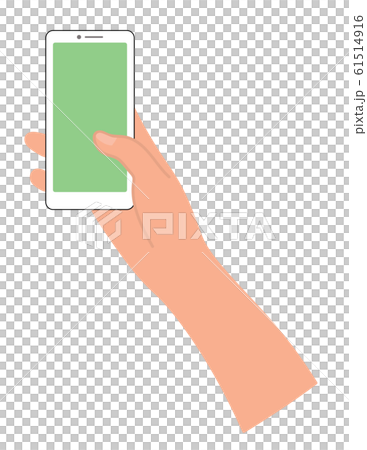 スマホを持つ手 61514916
