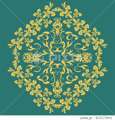 Decorative element traditional damask pattern. 61517041