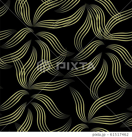 Abstract flowers for fabric design. Decorative 61517462