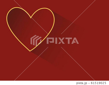 Valentine love red background. Abstract hearts in Valentine love red background. Abstract hearts in 61519025