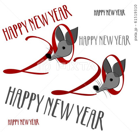 Mouse character. Closeup on light backdrop. Happy 61519310
