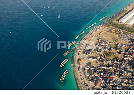 Kurobe-shi, Toyama Prefecture Coast of the - Stock Photo