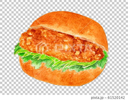 炸丸子麵包（水彩畫） 61520142