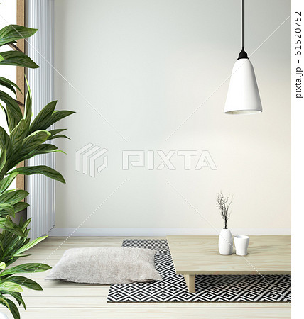 Idea of Japanese living room with lamp, frame Idea of Japanese living room with lamp, frame 61520752
