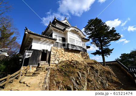 青空の下 冬枯れの備中松山城 青空の下 冬枯れの備中松山城 61521474