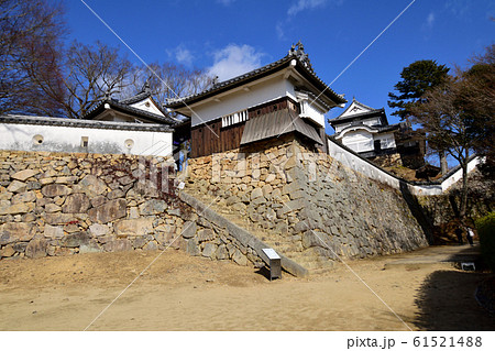 青空の下 冬枯れの備中松山城 青空の下 冬枯れの備中松山城 61521488
