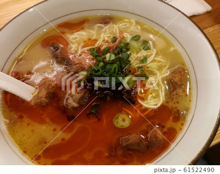 Spicy ramen Thailand food style with pork Spicy ramen Thailand food style with pork 61522490