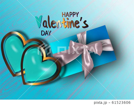 Happy valentines day. Valentine couple. Realistic Happy valentines day. Valentine couple. Realistic 61523606