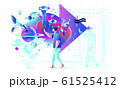 Abstract Xtreme colorful illustration VR technology man gamer cyberpower virtual reality 61525412