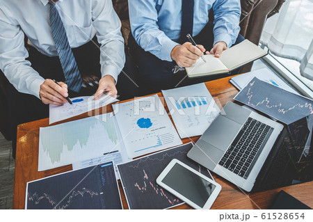 Businessman investor on meeting having planning Businessman investor on meeting having planning 61528654