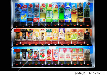 自動販売機　ライトアップ 61528766