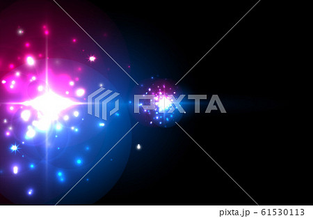 Abstract blue neon star background for celebration design. Luxury festive background. 61530113