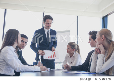 Presentation at office Presentation at office 61530470