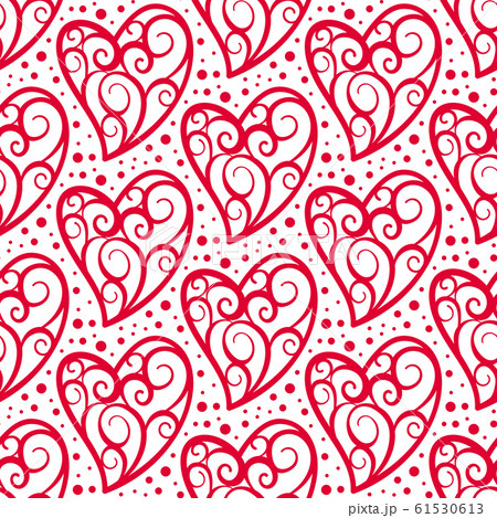 heart seamless pattern love valentine day romantic 61530613