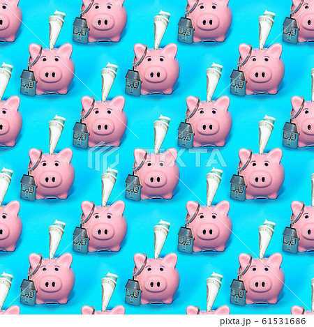 Seamless abstract business background with pink 61531686