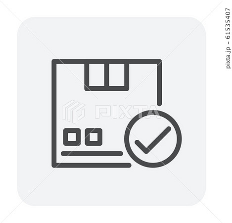 packaging symbol black 61535407