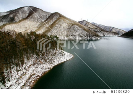 雪のダム湖・湯西川ダム 雪のダム湖・湯西川ダム 61536320