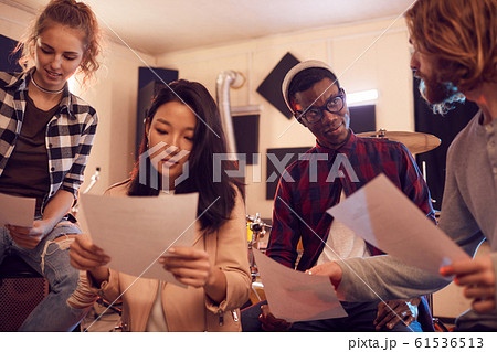 Young People Writing Music 61536513