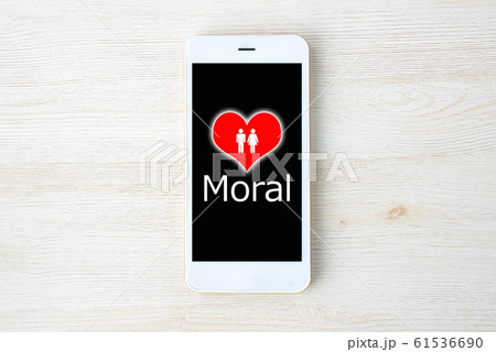 スマホのモラルイメージ スマホのモラルイメージ 61536690