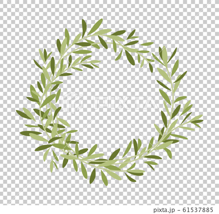Olive Wreath Stock Illustration