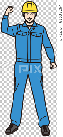 Men in cut-out helmets (whole body) Men in cut-out helmets (whole body) 61538264